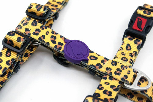Leopard Desenli Köpek Göğüs Tasması Small 24-38x32-51 Cm