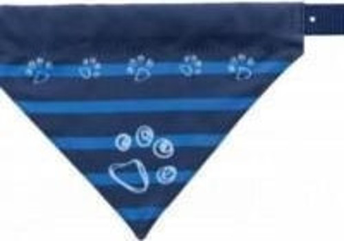 Köpek Bandana Tasma S-M 30-38cm 20mm Mavi-KONG