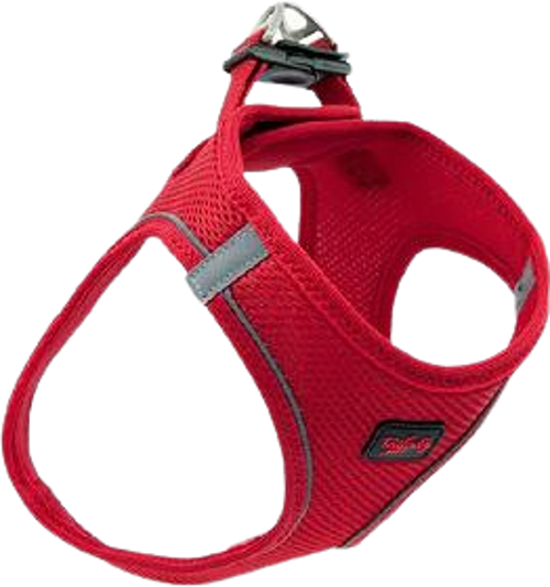 Air Mesh Harness Köpek Göğüs Tasması Small Kırmızı 30-32x36-44 Cm