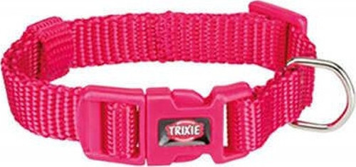 Köpek Premium Boyun Tasması M-L Fuşya-KONG