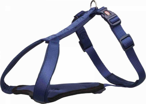 Köpek Premium Göğüs Tasması M-L:65-80cm20mm Çivit Mavi-KONG