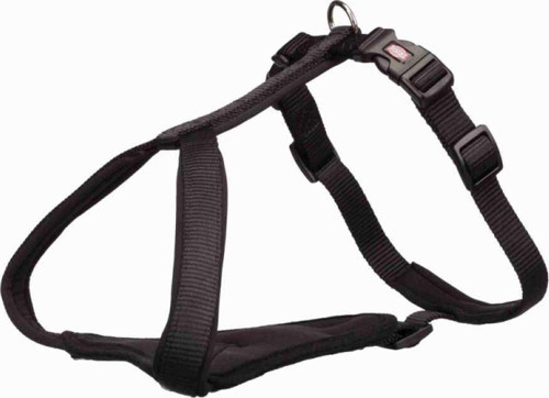 Köpek Premium Göğüs Tasması M-L:65-80cm20mm Siyah-KONG