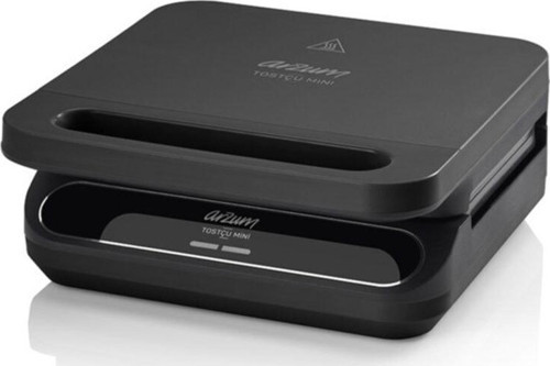 Ar2052-S Tostçu Mini Tost Makinesi Siyah