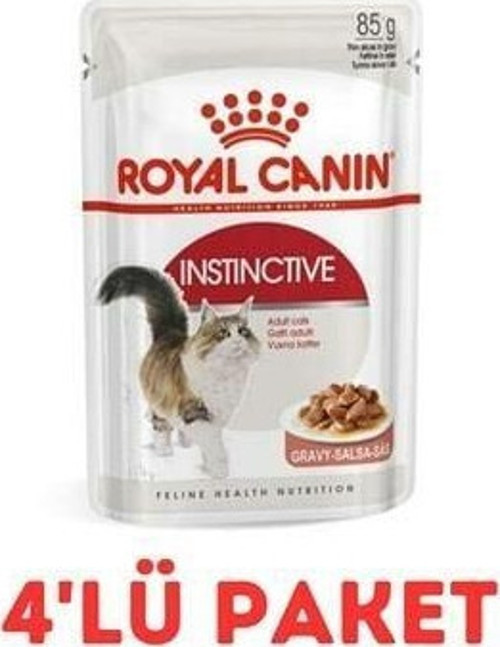 Instictive Kedi Konservesi 4'Lü Paket