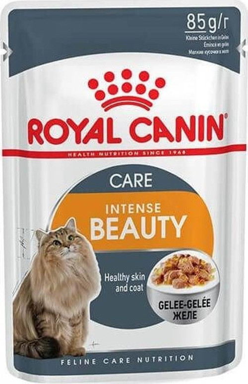 İntense Beauty Jelly Pouch Kedi Maması 85 Gr - KONG