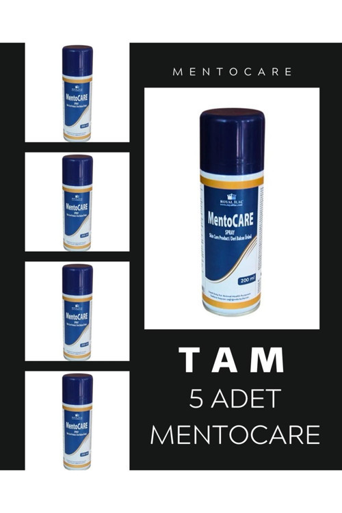 5 Adet Royal Mentocare Spray Yara Spreyi (Bir Ürün 200 Ml )