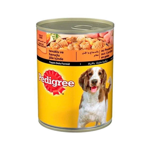 Tavuklu Ve Havuçlu Yetişkin Konserve Köpek Mamasi 400 Gr - KONG