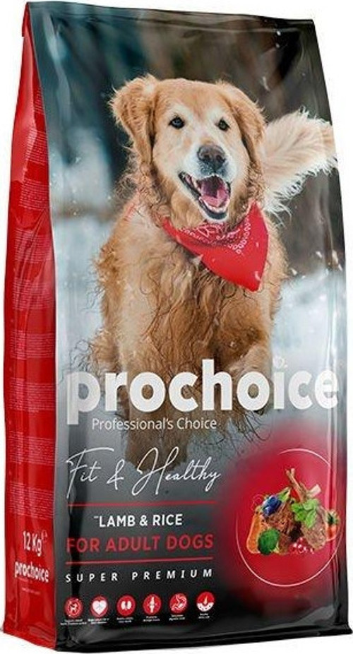 Pro Choice Adult Lamb Kuzu Etli Yetişkin Köpek Maması 12 Kg