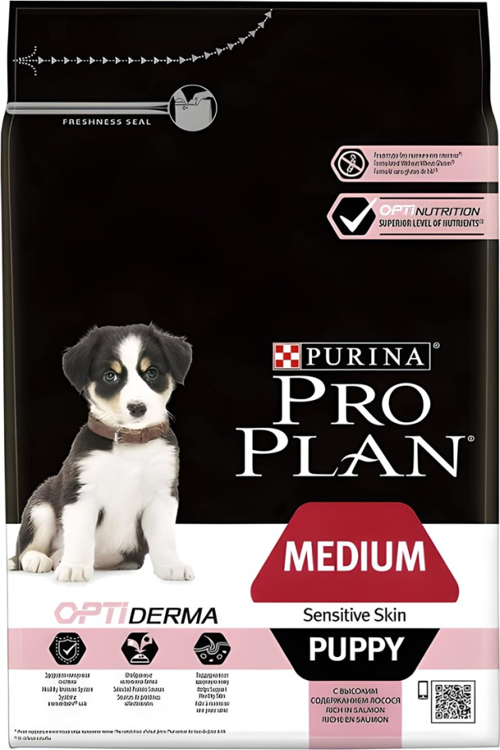 Puppy Medium Senstive Somonlu Yavru Köpek Maması 12 Kg - KONG