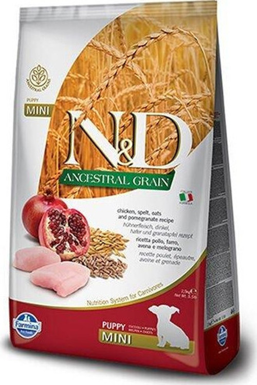 Düşük Tahıllı Tavuklu Küçük Irk Yavru Köpek Maması 2.5 Kg