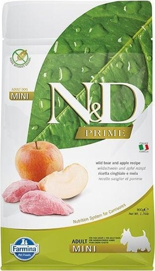 Prime Domuzlu ve Elmalı Küçük Irk Köpek Maması 800 Gr