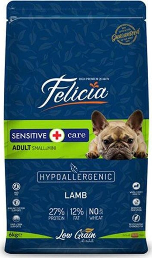 Düşük Tahıllı Hipoalerjenik Kuzu Etli Küçük Irk Yetişkin Köpek Maması 3 Kg - Farmapets