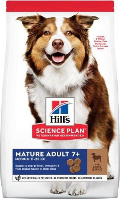 Hills Mature Kuzu Etli Yaşlı Köpek Maması 14 Kg