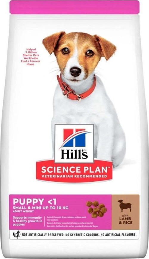 Hills Mini Irk Kuzulu ve Pirinçli Yavru Köpek Maması 3 Kg