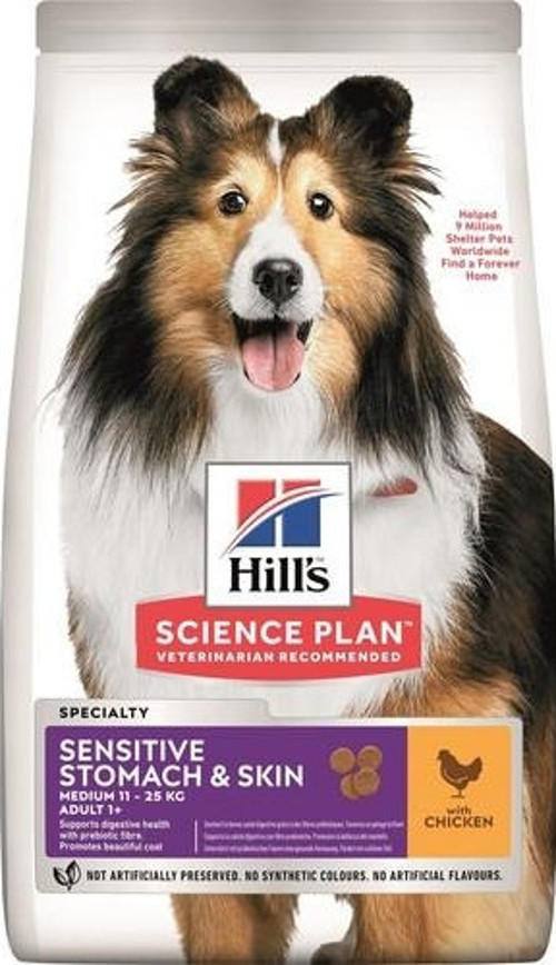 Hills Sensitive Skin Tavuklu Yetişkin Köpek Maması 2.5 Kg