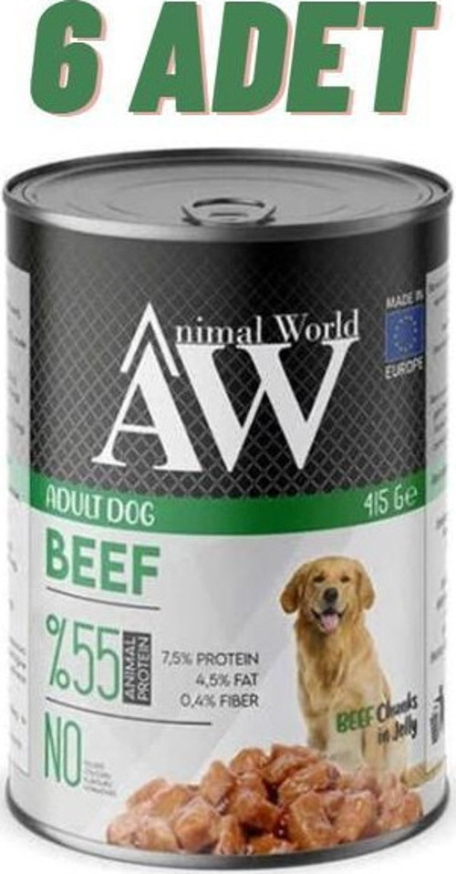 Dog Beef Jelly Köpek Konservesi 6x415 Gr