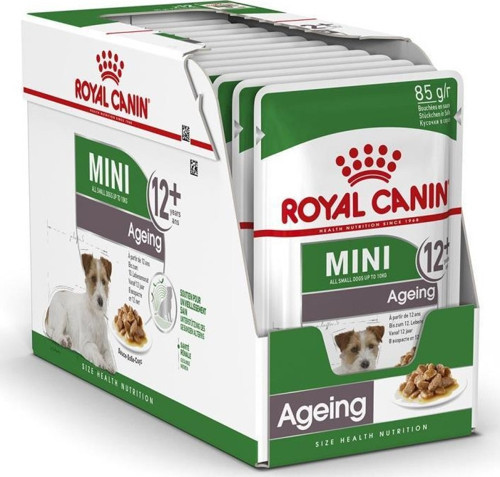 Mini Ageing Küçük Irk Yaşlı Köpek Pouch Konserve 85 Gr 12'Li Paket