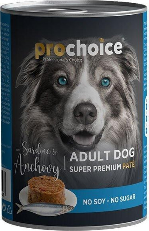 Pro Choice Adult Sardunya ve Hamsili Yetişkin Köpek Konservesi 400 Gr