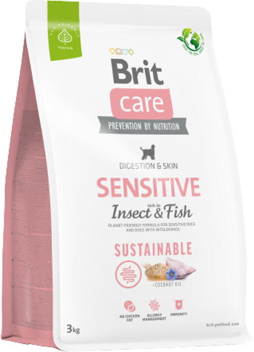 Sensitive Digeston & Skin Balıklı Böcek Proteinli Yetişkin Köpek Maması 3 Kg - Farmapets
