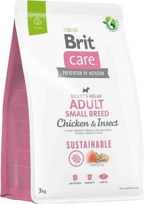 Sustainable Tavuklu ve Böcek Proteinli Küçük Irk Yetişkin Köpek Maması 3 Kg