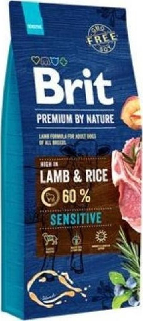 Brit Premium Nature Sensitive Kuzulu Yetişkin Köpek Maması 15 Kg