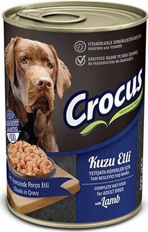 Kuzu Etli Yetişkin Köpek Yaş Maması 400 Gr
