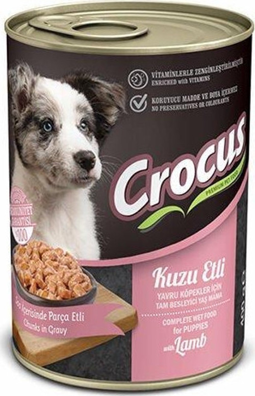Kuzu Etli Yavru Köpek Yaş Maması 400 Gr