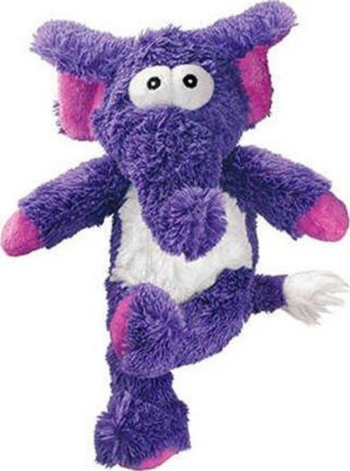 Cross Knots Elephant Sesli Peluş Fil Köpek Oyuncağı Mor 32 Cm