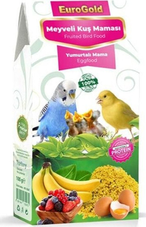 Euro Gold Yumurtalı Meyveli Kuş Maması 100 gr - Farmapets