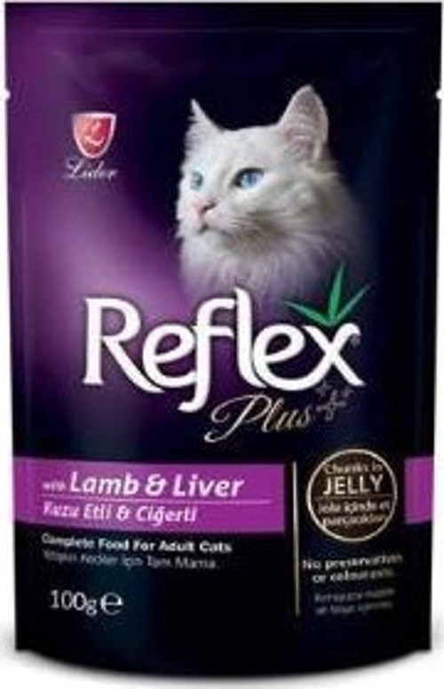Kuzu Etli Ve Cigerli Pouch Yetişkin Kedi Konservesi 100 Gr