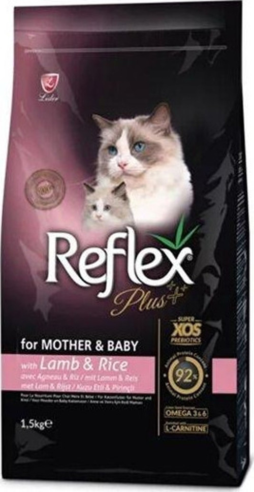 Mother & Baby 32/22 Kuzu ve Pirinçli Yetişkin Kedi Maması 1.5 Kg
