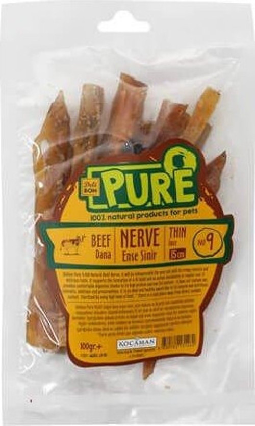 Kurutulmus Dana İnce Ense Sinir Köpek Ödül Maması 15 Cm 100 Gr - KONG
