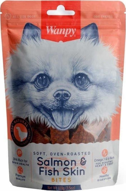 Yumuşak Somon Parçalı Köpek Ödül 100 Gr