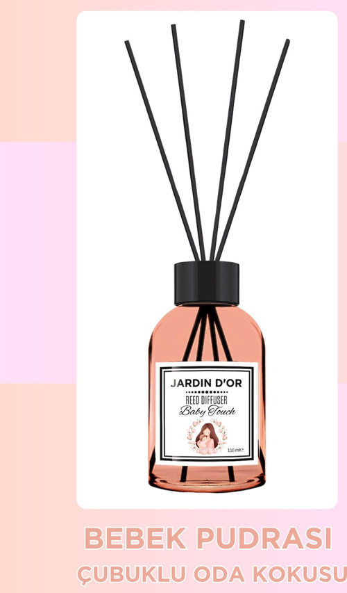 Bebek Pudrası Çubuklu Oda Kokusu / Baby Powder Reed Diffuser 110 ML