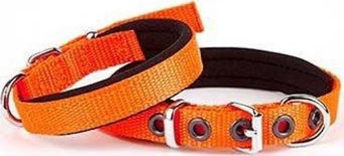 Comfort Dokuma Köpek Boyun Tasması Medium Turuncu - KONG