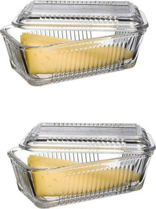 Frigo Kapaklı Kahvaltılık Tereyağlık Peynirlik 2'Li 072Oa