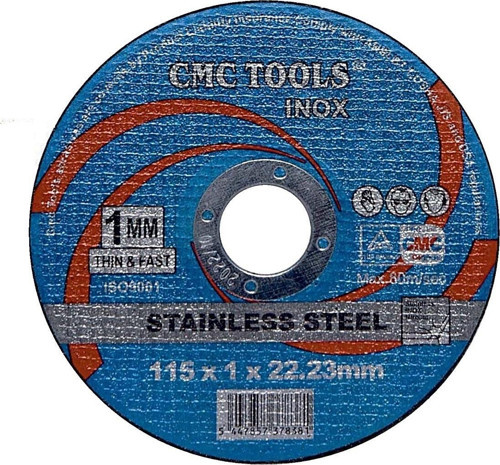 Inox Kesici Taş Spiral Taşı 115x1.0x22mm 1 Adet