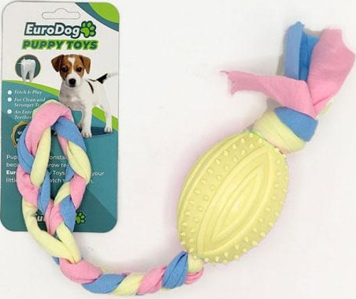 Puppy Toys Sarı Rugby Topu Diş Kaşıma Oy.