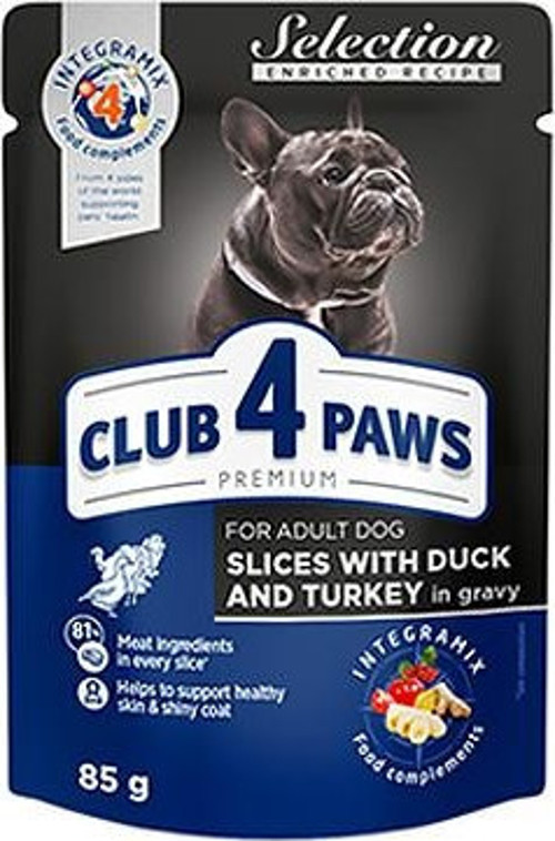 Ördek-Hindi Selection Pouch Küçük Irk Yetişkin Köpek Mamsı 85 Gr