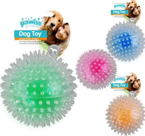 Flash Bouncer Ball Işıklı Şeffaf Plastik Top Kedi Oyuncağı 8 cm