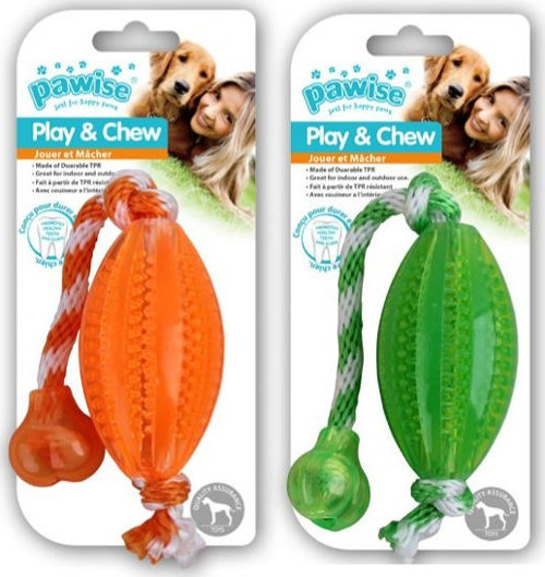 Kemirme Oyuncağı İpli Rugby Topu 40 cm