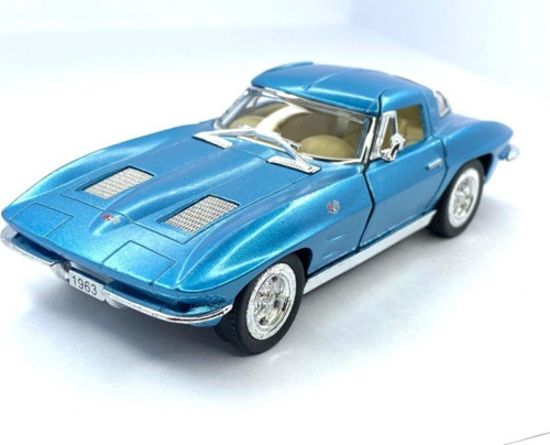 Oyuncak Metal Model Corvette 1963 Sting Ray Çek Bırak Araba