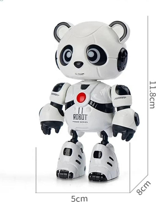 Panda Oyuncak Söylediğini Tekrar Eden Tom Ses Kayıt Edip Tekrarlayan Metal Işıklı Müzikli Şarjlı