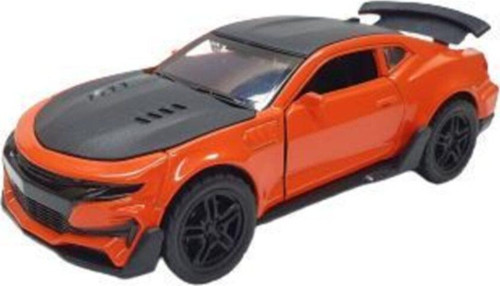 Oyuncak Metal Çek Bırak Araba - 1/30 Metal Camaro Zl1 - 388-1b-camaroturuncu
