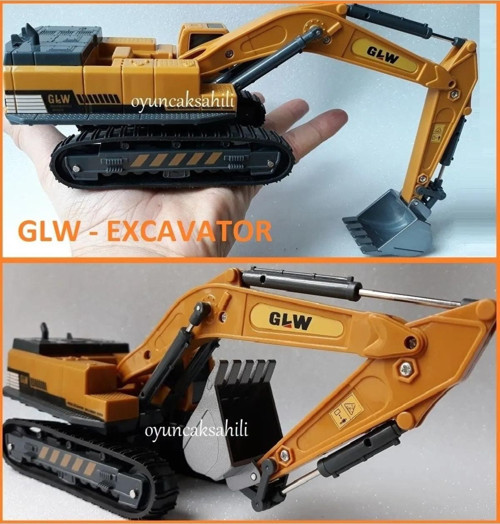 Dozer Kırılmaz Excavatör Hareketli Kol Ve Burun Oyuncak Glw Gruop Kepçe Iş Makinesı