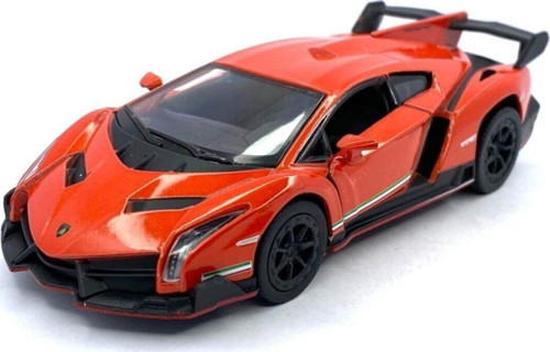 Lamborghini Veneno Çek Bırak 5inch. Lisanslı Model Araba, Oyuncak Araba 1:36