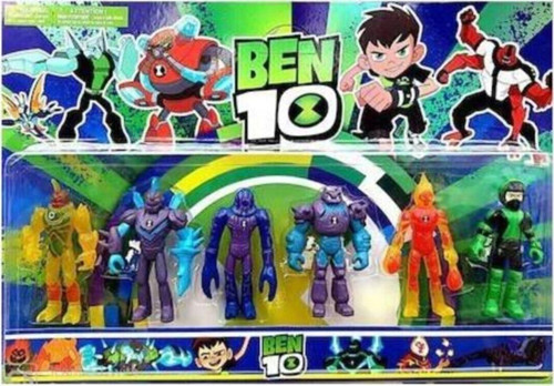Ben10 Oyuncak Karakterler Ateştopu Benten 6 Lı Set