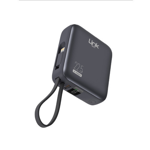PD22 Premium 10000 mAh 22.5W Hızlı Dahili Kablolu Powerbank
