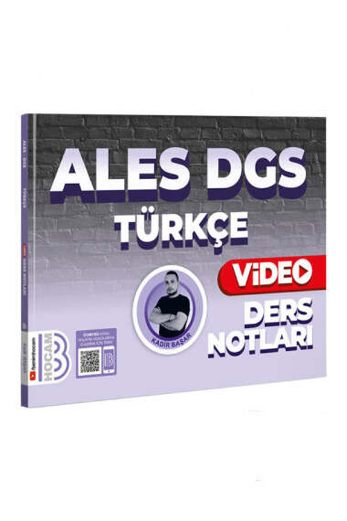 Benim Hocam Yayınları Ales Dgs Türkçe Video Ders Notları