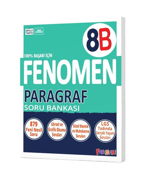 Gama Yayınları 8. Sınıf Fenomen Paragraf Soru Bankası